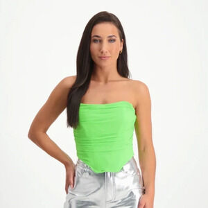 NWT - STEVE MADDEN- DAHLIA TOP NEON GREEN  💚